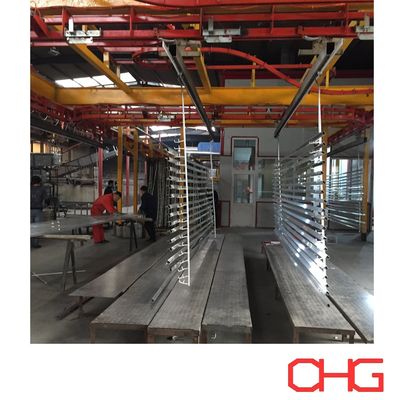 قیمت خوب خط إنتاج الطلاء بالمسحوق بأحجام مختلفة لمقاطع الألمنيوم، معدات رش الأجهزة المطلية المخصصة آنلاین