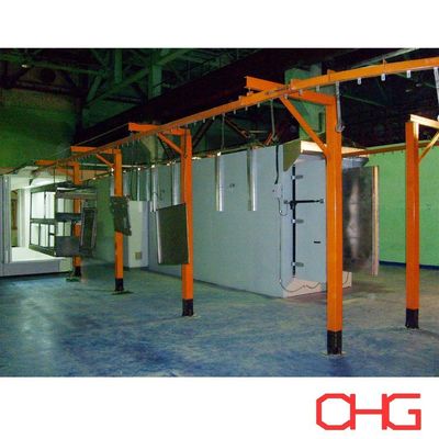 قیمت خوب Powder Coating Production Line with Manual Spray Guns and After-sales Service Guide Equipment Installation آنلاین