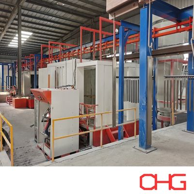 قیمت خوب خط تولید پوشش پودری پروفایل آلومینیوم داده های فنی سفارشی با عملکرد سیستم حمل و نقل بالا آنلاین