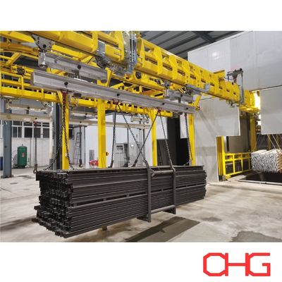 قطعات ساختاری خط تولید نقاشی مایع با ماشین پوشش خودکار