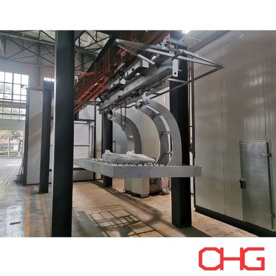 تجهیزات سیستم نقاله آهنگری و خط رنگ آمیزی اسپری مایع سفارشی