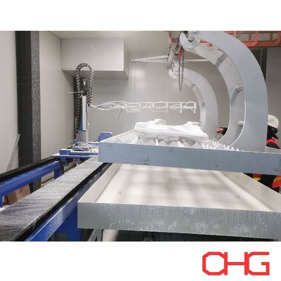 کنترل PLC خط رنگ آمیزی خیس مایع اسپری با تجهیزات سیستم حمل و نقل برای جعل