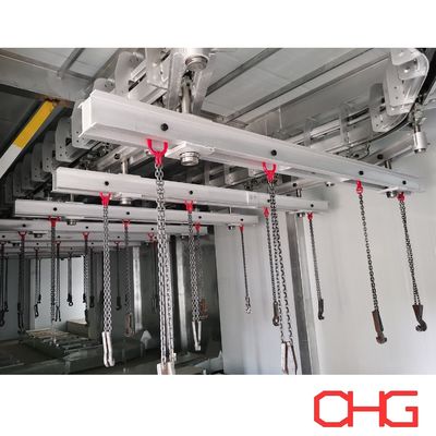 قیمت خوب خط نقاشي اتوماتيك سخت افزاري برای غوطه ور کردن قاب بسته بندی شده بر روی قطعات ساختاري فولاد کربن خط رنگ مایع آنلاین