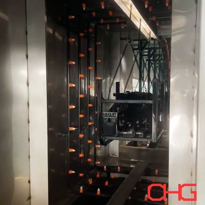 قیمت خوب Customized Pretreatment Spray System for Coating Machine in Powder Coating Production Line آنلاین