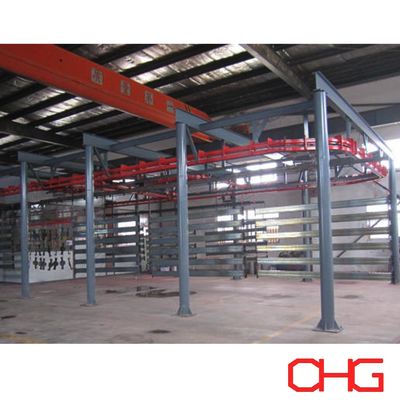 قیمت خوب خط تولید پوشش پودری سفارشی با سیستم بازیابی پودر و تغییر رنگ آنلاین