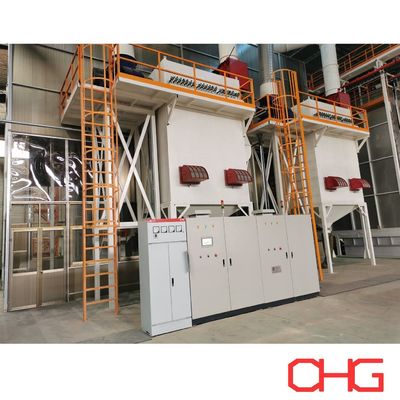 قیمت خوب خط پوشش پودر اتوماتیک با سیستم حمل و نقل برای پروفایل آلومینیوم آنلاین