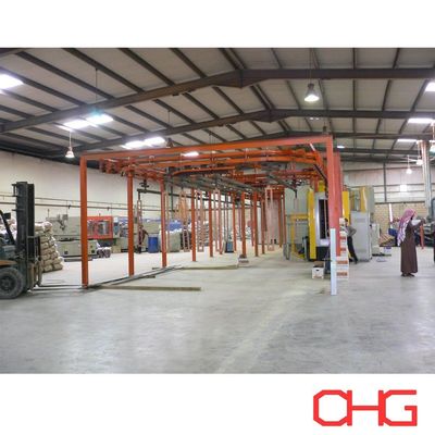 ماشین پوشش پودری قابل تنظیم برای پروفایل ها با تفنگ های اسپری الکتروستاتیک