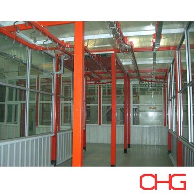 قیمت خوب خط پوشش پودری سفارشی با اتاق اسپری فولاد ضد زنگ آنلاین