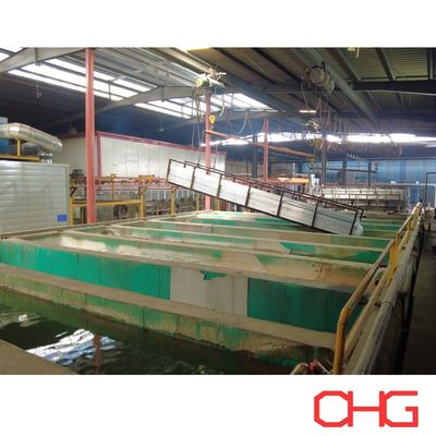 سخت افزاری تجهیزات اسپری الکترواستاتیک آب انداختن پیش پردازش برای پروفایل های آلومینیومی