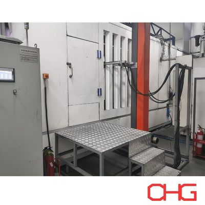 قیمت خوب خط پوشش پودری قطعات خودرو حرفه ای با سیستم حمل و نقل مونورایل و واحد کنترل PLC آنلاین
