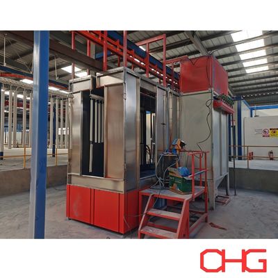 قیمت خوب خط پوشش پودر کاملا اتوماتیک با تجهیزات راهنمای خدمات پس از فروش آنلاین