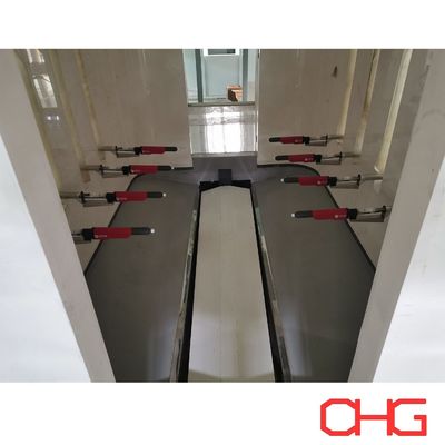 خط پوشش پودری ورق فولاد کربن با نصب تجهیزات رنگی و راهنمای رباتیک