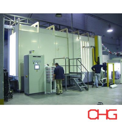 قیمت خوب بوته رنگ اسپری خودکار پوشش پودری PVC یا PP برای خط سریع و پوشش آنلاین