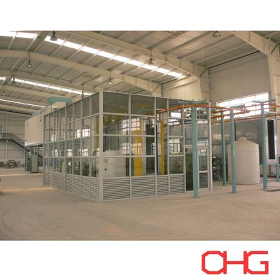 اتاق پوشش اتوماتیک برای تجهیزات پوشش پودری فولاد ضد زنگ