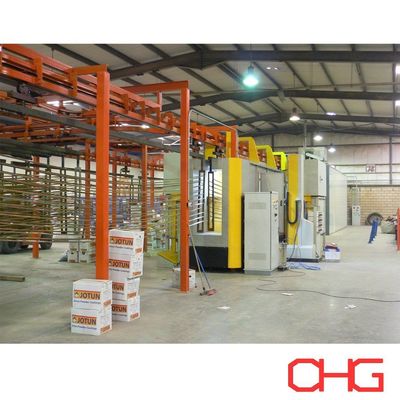 کابین رنگ پاش پودری استیل ضد زنگ/PVC/فولاد کربنی با واحد کنترل PLC