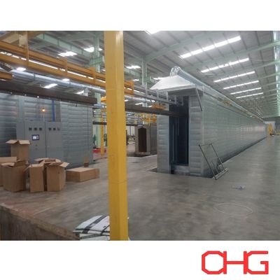 خط تولید پوشش پودری برای پروفایل های آلومینیومی