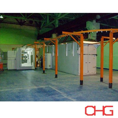 Mini Order Qty 1 Set Customized Powder Coating Line با تفنگ های اسپری دستی و سفارشی سازی