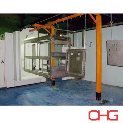 خط پوشش پودر فلزی با تفنگ های اسپری دستی طراحی شده و سفارشی شده