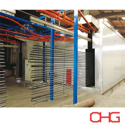 خط پوشش پودری اتوماتیک سفارشی برای پروفایل های آلومینیوم تکنولوژی پیشرفته