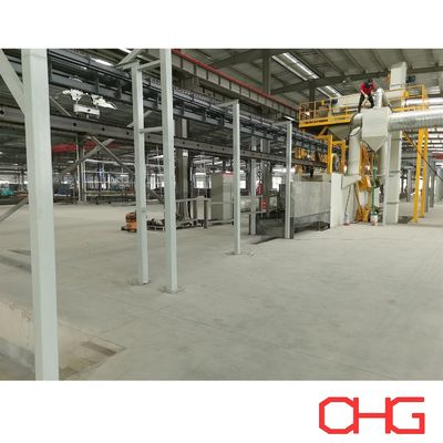 خط پوشش پودری برای قطعات فلزی خط تولید خودکار برای اندازه ها و اشکال مختلف طراحی سفارشی برای نیازهای شما