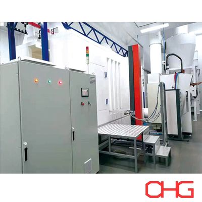 قیمت خوب خط پوشش پودر الکتروستاتیک خودکار قابل تنظیم با سیستم حمل و نقل بالا و تنظیم کنترل PLC آنلاین