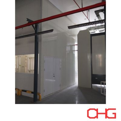 دستگاه خط پوشش پودری بهینه شده برای کنترل PLC صفحه اکریلیک