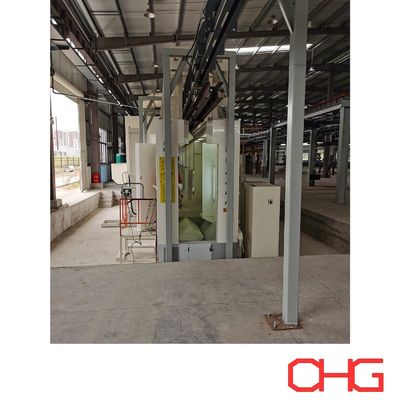 خط پوشش پودری اتوماتیک برای سوابست های فلزی سفارشی