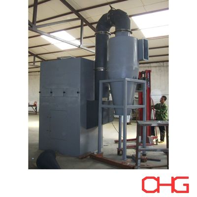 قیمت خوب تغییر سریع رنگ جعبه بازیابی پودر سیکلون خودکار با واحد کنترل PLC آنلاین