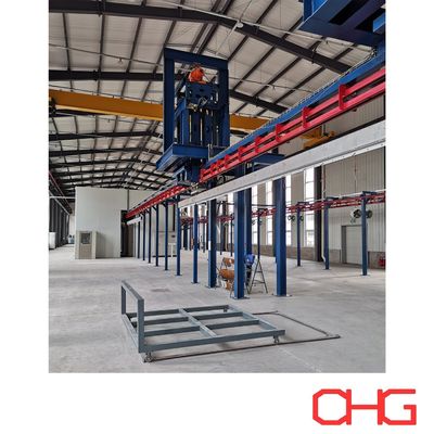 قیمت خوب خط پوشش پودری طراحی شده برای اکستروژن آلومینیوم با سیستم نهایی سفارشی و ناقل بالا برای جریان تولید online