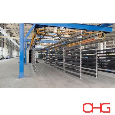 کیفیت خط پوشش پودری با کارایی بالا برای قفسه ها 13.5m Hangers PP Spray Booth کارخانه