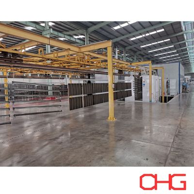 سفارشی سازی خط پوشش پودر الکترواستاتیک حرفه ای برای پروفایل های آلومینیومی تولید شده