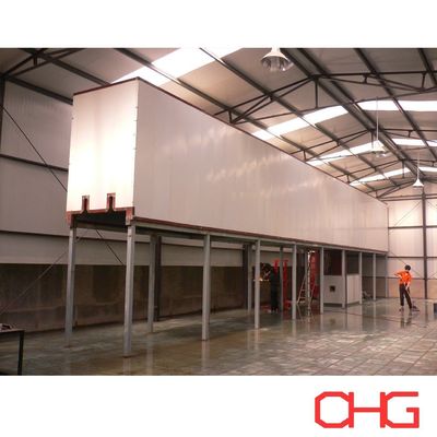 قیمت خوب تجهیزات اسپری پلاستیکی خودکار استایل پل حرفه ای پودر خشک کردن پلیمریزاسیون کوره با سیستم حمل و نقل آنلاین