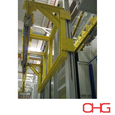 PLC کنترل پودر پوشش ماشین بلند کردن سفارشی برای خط تولید پوشش