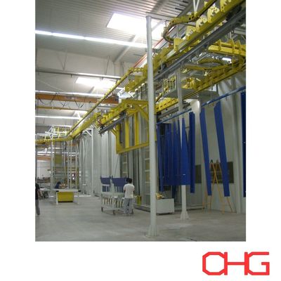 قیمت خوب Power and Free Conveyor System with Lifting Machine for Coating Line Customization Technical Data Customized آنلاین
