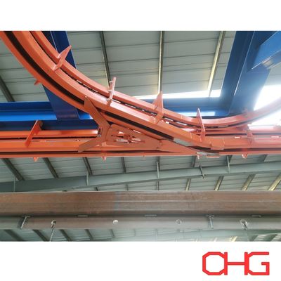 قیمت خوب Power and Free Overhead Conveyor System within Powder Coating Line Customized Technical Data آنلاین